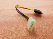 Molex 4 Pin Male Serial ATA SATA 15 Pin Female Power Adapter HDD Cable Cord