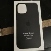 Apple iPhone 12 Mini Silicone Case with MagSafe - Black