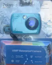 Polaroid - 16MP Waterproof Digital Camera - Teal