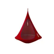 Vivere Fabric Hammock 60"x60" Polyester Nylon Rope Hanging System + Carabineer