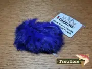 BRIGHT PURPLE BLACK BARRED RABBIT STRIPS HARELINE DUBBIN NEW FLY TYING MATERIALS