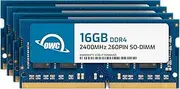 OWC 64GB (4 x 16GB) PC19200 DDR4 2400MHz CL17 260pin SO-DIMMs Memory Compatible with 27 iMac (Mid 2017), and Compatible PCs (OWC2400DDR4S64S) TAA Compliant