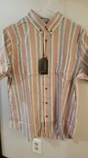 ben sherman large button shirt stretch fit