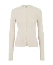 Fendi Buttoned Long-Sleeved Cardigan IT40,IT44,IT42,IT46 light beige