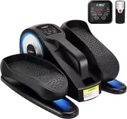 Under Desk Elliptical Machine, Electric Seated Pedal Exerciser with Remote Contr