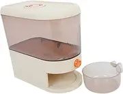 Mikinona Rice Storage Barrel Airtight Rice Dispenser Sturdy Pp Material for Use