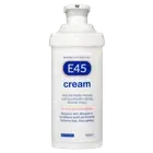 E45 Dermatological Cream Pump 500g for Dry Skin Conditions and Eczema Non-Greasy