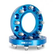 Mishimoto BNWS-002-320BL Wheel Spacers 8X170 125mm CB M14x1.5 1.25" Thick Blue
