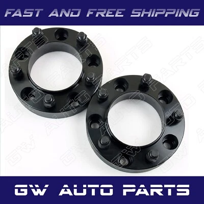 2 1.25" 6x5.5 Hub Centric Wheel Spacer For Toyota Tundra Landcruiser CB95 14x1.5 (for: Toyota)