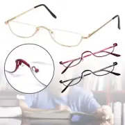 Resin Half Moon Reading Glasses Eyeglasses +1.00~+4.0 Diopter Reading Glasses