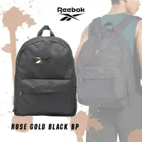 在飛比找Yahoo奇摩購物中心優惠-Reebok 包包 Rose Gold 男女款 黑 玫瑰金 