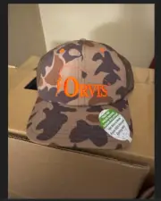 Orvis Fly Fishing Tucker Hat Cap Grey Mesh/Snap Back MSRP $35.00!