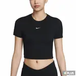 NIKE 女 圓領T AS W NSW TEE ESSNTL SLIM CRP L 黑 -FB2874010