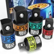 Piece Impact Socket Adapter and Reducer Set, 1/2 to 3/4,1/2 to 3/8,3/8 to 1/2,3