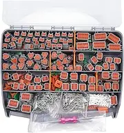 706 Pcs for Deutsch DT Connector Kit, Gray 2 3 4 6 8 12 Pin for DT Connectors with Solid Contacts Pick Removal Tool Size 16 Stamped Contacts, for Deutsch Pin Kit