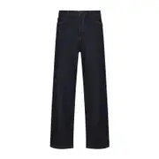 [Carhartt Wip] Carhartt Wip-Blue Aaron Cotton Pants-Uomo 30 WAIST