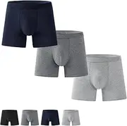 [Generic] Men's Ultra-Absorbent Boxer Briefs, Leak Proof Reusable Mens Underwear, Leak Proof Washable Reusable Boxer Brief