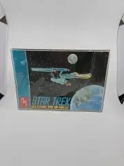 Vintage 1968 AMT STAR TREK USS Enterprise Model Kit S951 New In Shrink WH1-28