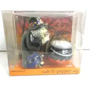 Halloween Witch and Cauldron Salt and Pepper Shakers NIB SP15-51