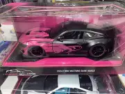 Jada Toys 2024 "Pink Slips" Black/Pink 2024 Ford Mustang Dark Horse 1:24 Scale