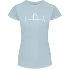 Paddle Boarding Pulse Paddleboard ECG Womens Petite Cut T-Shirt