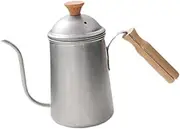 Perfk Pour Over Coffee Kettle Stainless Steel 650ml Coffee Maker Kettle Lightweight Gooseneck Tea Pot for Cafe Indoor Kitchen Shop, Vintage Color