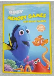 Finding Dory Activity Memory Brain Teaser Game Book. Over 20 Games. New