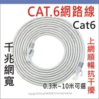 在飛比找蝦皮購物優惠-CAT6 高速網路線 超六類 網路線 網線 CAT.6 RJ
