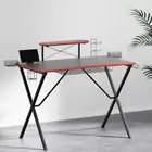 Stylish Gaming Desk 2 Tiers Computer Table Home Workstation With Headphone Hook