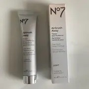 (1) No7 Airbrush Away Tinted Skin Perfector Light 1.35 oz, New