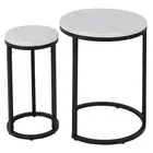 Nesting Coffee Table Round Marble Bed Side End Round Table Living Room Furniture