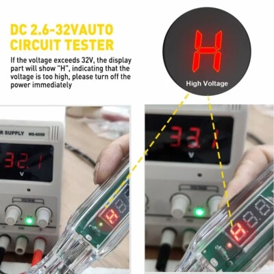 NEW 6V 12V 24V Auto Car Electrical Circuit Voltage Led Tester Light Test Pen AU
