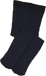 [Jefferies Socks] Big Girls' All Occasion Mid Weight Flat Knit Nylon Tight (Pack of 2)