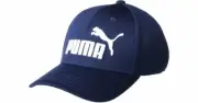 New PUMA Apparel Navy Blue & White Classic Stretch Fit L/XL Hat Golf
