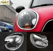 For MINI Cooper Countryman R60 2012-2016 Pair Lens Cover Headlight Clear New (for: Mini)