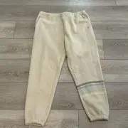 Patagonia Men’s Line Logo Ridge Stripe Uprisal Sweatpants 2XL XXL Oar Tan New
