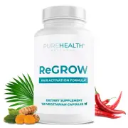 PureHealth Research ReGrow - with Biotin, Collagen, Saw Palmetto, Ashwagandha