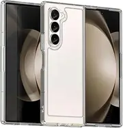 [FZZSZS] Slim Thin Transparent Case for Samsung Galaxy Z Fold6, Soft Protective Cover with Flexible TPU Protection Bumper Shell for Samsung Galaxy Z Fold6 (6.4")