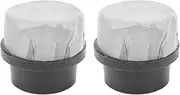 2Pcs Air Bleeder Screen Cap,Rubber and Stainless Steel Swimming Pool Filter Cover Air Vent Strainer Cap Replacement Parts for Swimming Pool Filter