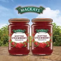 在飛比找momo購物網優惠-【Mackays】蘇格蘭梅凱草莓果醬340g*2罐