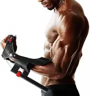 MuscleForge® Forearm Exerciser, Grip Strength and Forearm Muscle Exerciser, Hand Exerciser for Bodybuilding, Fitness and Climbing, Ideal for Training Arm Muscles, 5 Levels of Control