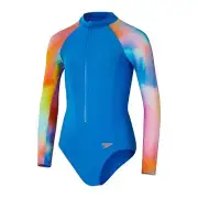 Speedo Long Sleeve Swimsuit Girls