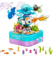 Fantasy Dream Ocean Rotating Music Building Blocks Toy Bricks Set