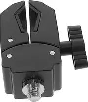 QUMIIRITY Microphone Mount Adapter Accessories: Adjustable Stand Clip Plastic Mic Mount Adapter for Tripod and Desk - Secure Connection - for Various Equipment