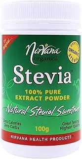 Nirvana Organics Stevia Pure Stevia Extract Powder 100g