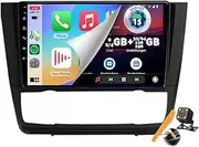 A,M6 Pro3,Car Stereo Android 15.0 Radio for 1 Series E88 E82 E81 E87 2004-2014 GPS Sat Navigation 9'' Touchscreen DVD Multimedia Video Player FM BT with Carplay 4G 5G WiFi DSP SWC
