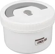 Thermal Insulated Box, 316 Stainless Steel Leakproof Container for Adults Kids, Portable 600ml Round Keep Warm Food Container for Work, School, Picnic, Camping, 18x12.2cm