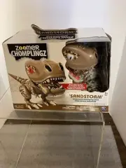 Zoomer Chomplingz Sandstorm Tab Dinosaur with Boot NEW Spin Master - Sealed