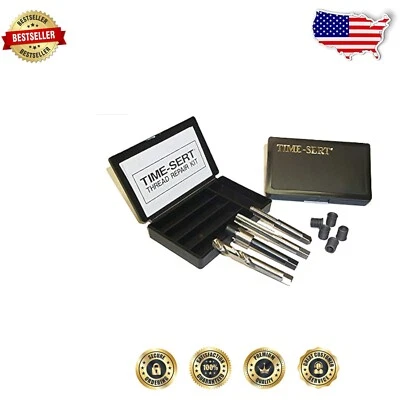 Professional M10x1.5 Thread Repair Tool Kit with 5 Inserts - Durable Design