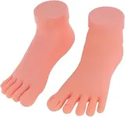 ARTSEWPLY Foot Model Nail Art Practice Manicure Tools Elastic Real Skin Feel for Nail Art Training